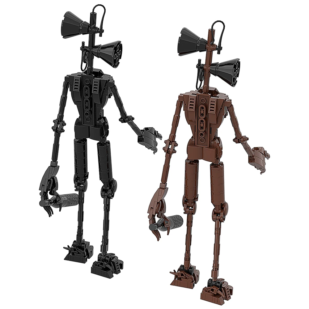 

MOC Classics Horror Game Scene Siren Head Classic Mechanical Monster Building Block Assembly Model Mechanical Robot Boy Toy Gift