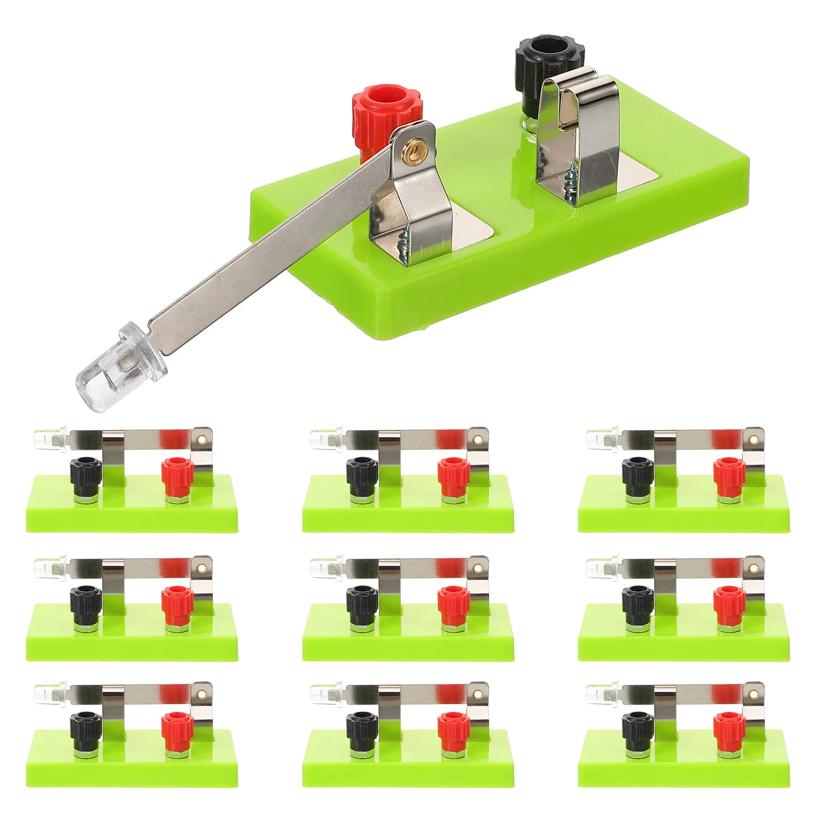 

10Pcs Stable Single Pole Single Throw Switches Ideal for Physics Electrical Circuit Experiments Spst Physics Equipment