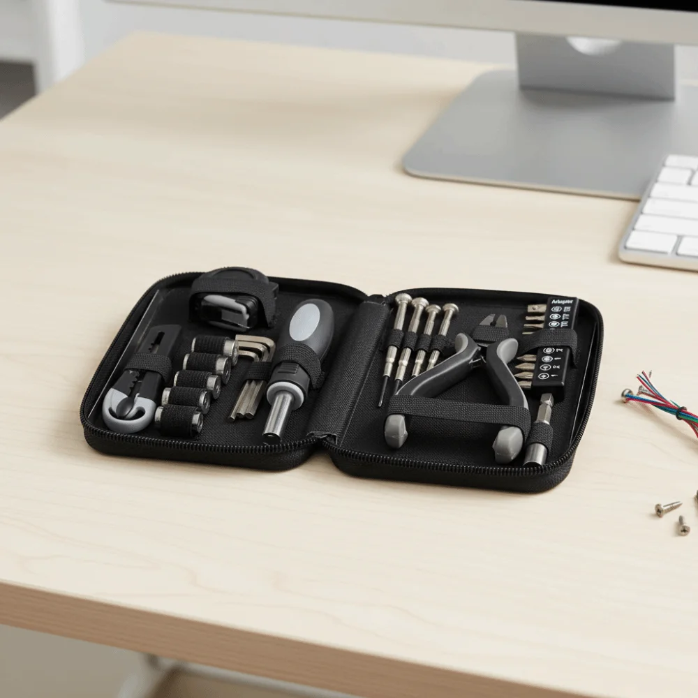 

Металлический набор инструментов из 27 предметов, прочная железная жестяная коробка, набор оборудования, жестяная коробка, логотип, печать, железная фурнитура, набор инструментов, домашний ремонт