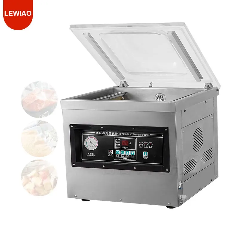 Food Vacuum Packing Machine Commercial Chamber Vacuum Sealer Kitchen Meat Bag Packaging Food Saver Sealing Machine