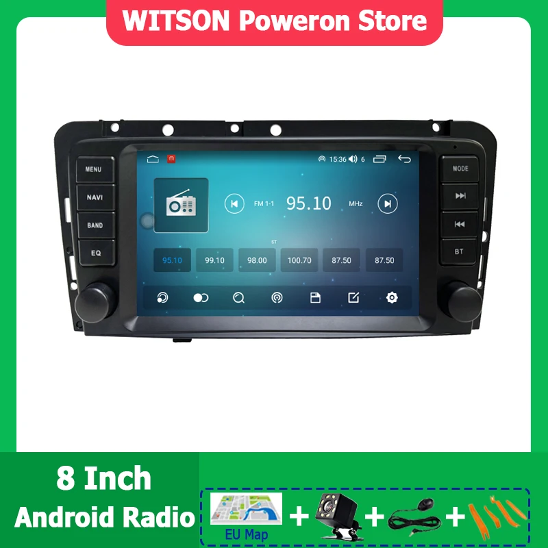 WITSON Radio Car Android Wireless Carplay Stereo For Volvo XC70 V40 S60 V70 S40 2005-2009 OEM No DVD loader