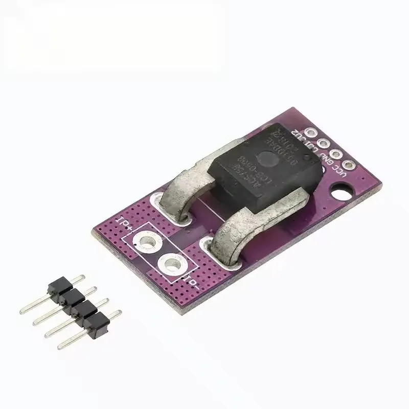 ACS758 50A AC DC Current Sensor Module High Precision Isolated Analog Output 3.3V-5V Voltage Compatible