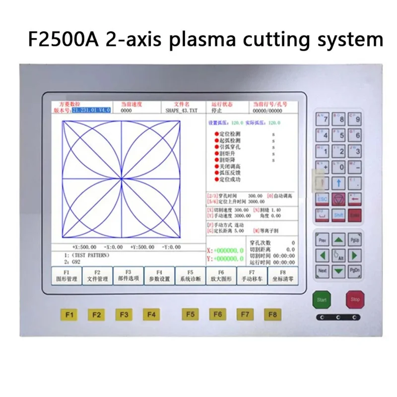 

Fangling F2500A F2500AT Control Operating System CNC Flame Plasma Gantry Cutting Machine