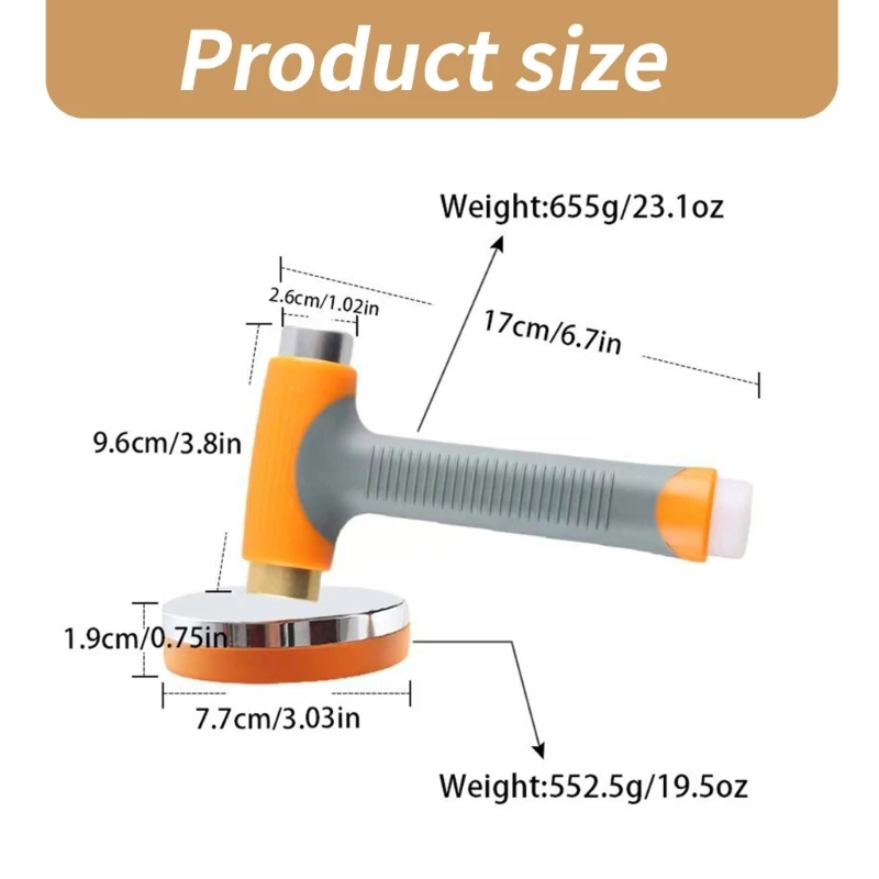 Outil d'estampage bijoux, travail des métaux, enclume, plaque martelage, marteau en métal pratique