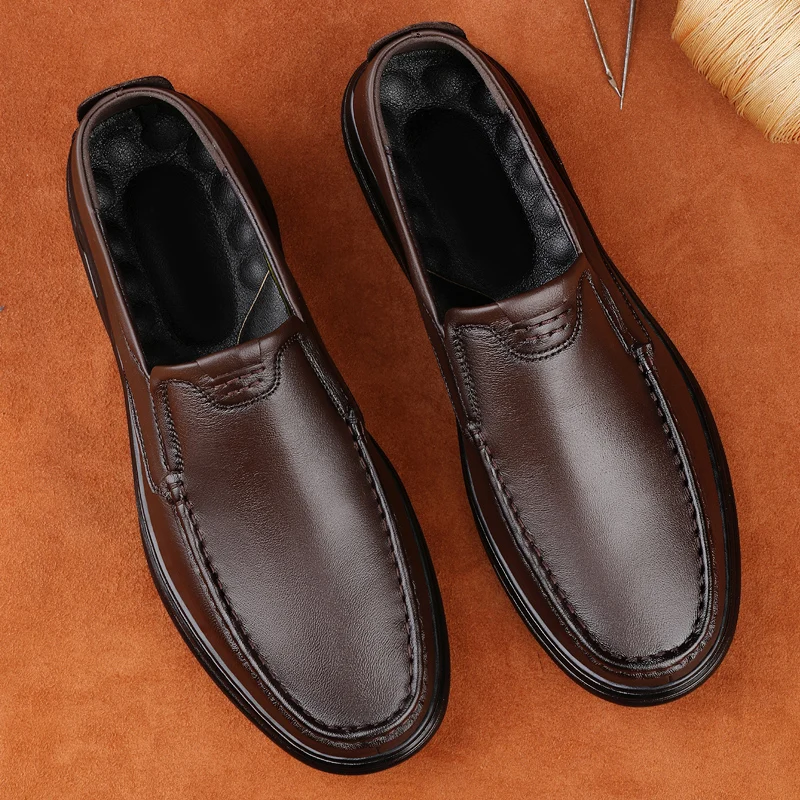 Men\'s Wedding Party Shoes slip on Designer Style Dress Shoe Men Brand Business Casual Shoes Slip on Leather Shoes men moccasins