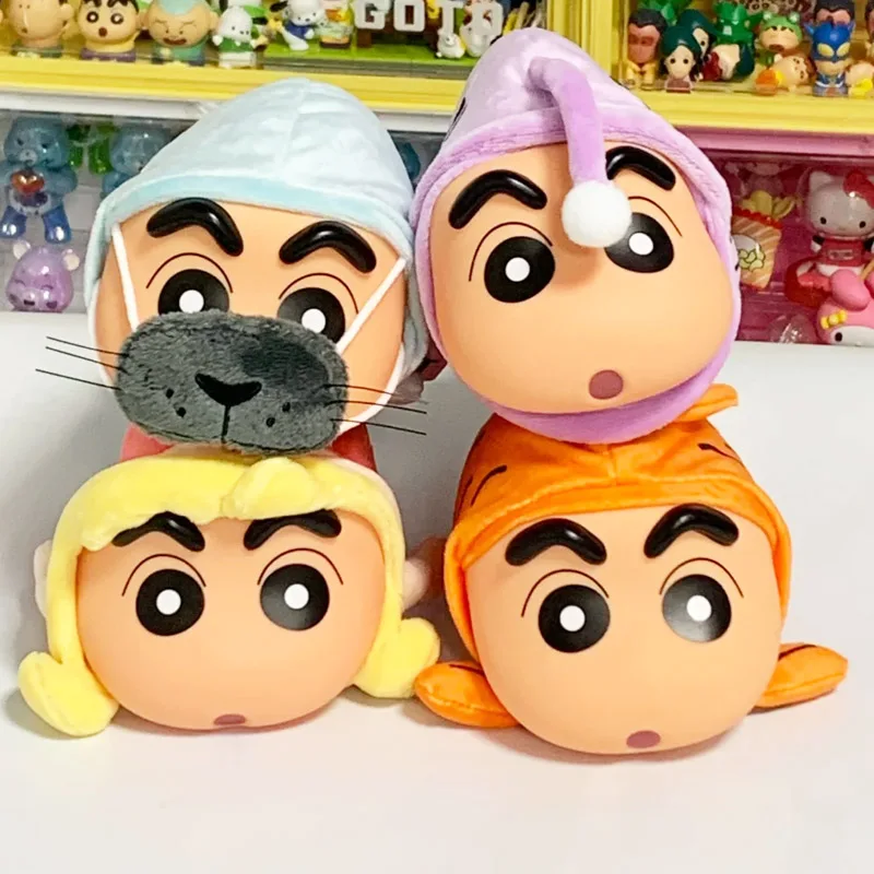 Crayon Shin Chan Boneca Móvel De Pesca, Caixa Cega, Presente De Ornamento Na Moda, Série Nova Vida, Estoque Genuíno, 52 BRINQUEDOS