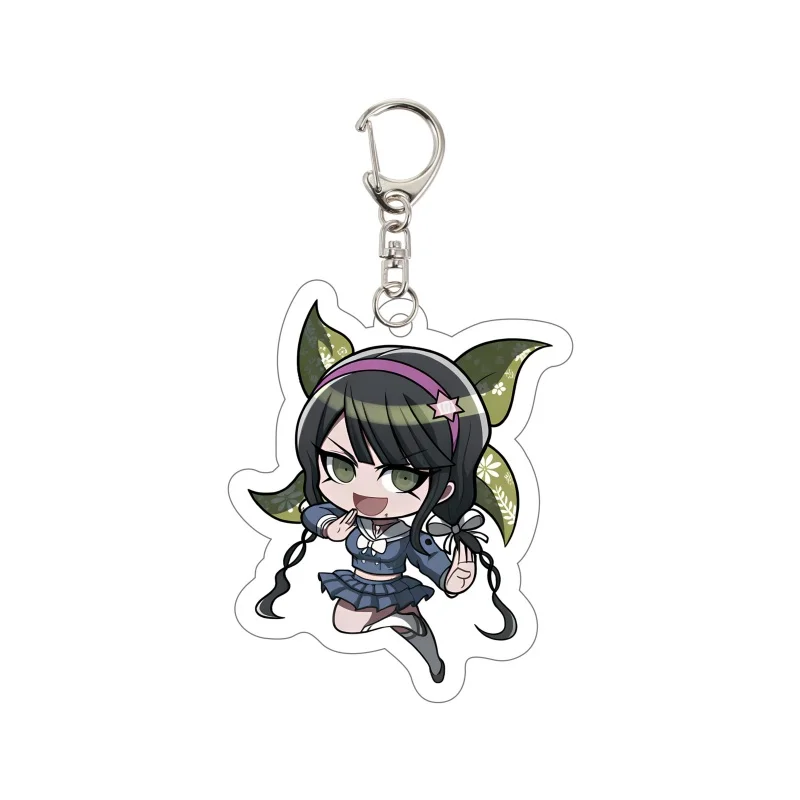 6cm Danganronpa Double Sided Acrylic Keychain Fans Collection Anime Game Figures Nanami ChiaKi Nagito Komaeda Pendant Cute