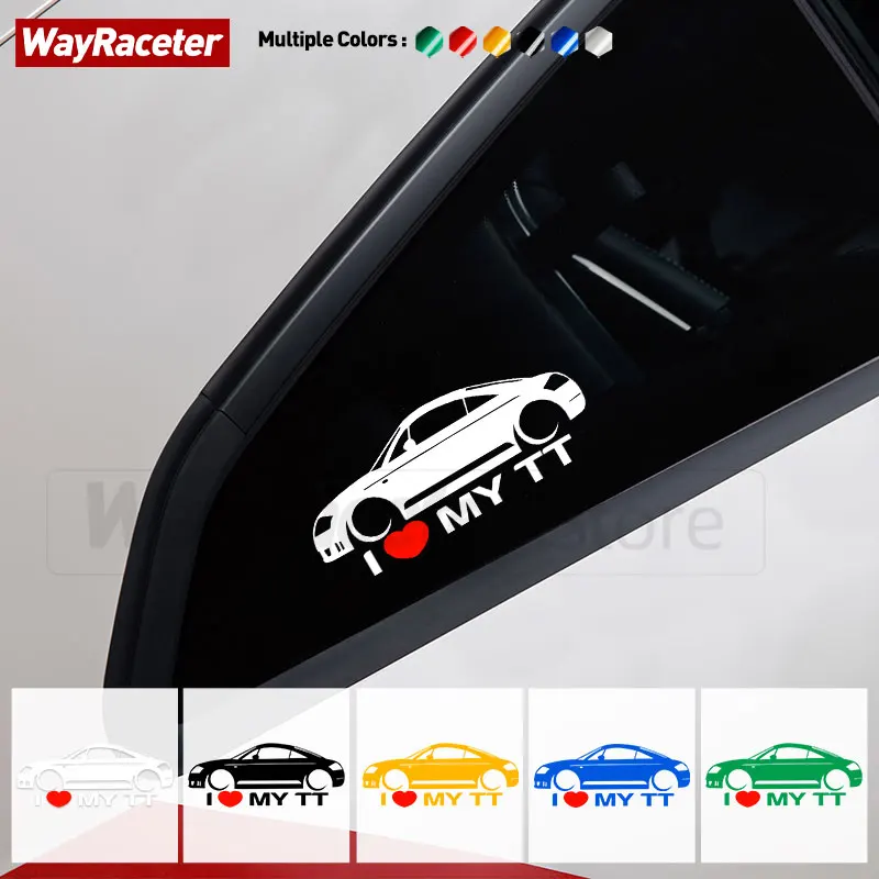 

Reflective Car Window Sticker Creative Funny Body Bumper Trunk Graphics Vinyl Decal For Audi TT MK1 MK2 MK3 8N 8J 8S Cabriolet