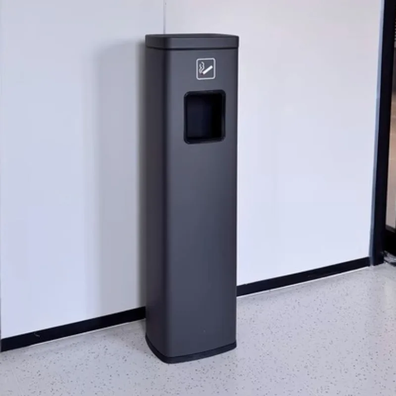 

Вертикальная пепельница, мусорный бак, входной мусорный бак для лифта, большая вместимость, мусорные баки из нержавеющей стали, роскошная прямоугольная мусорная корзина