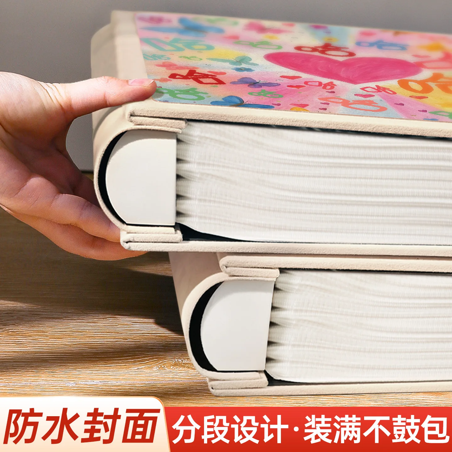 Large Capacity Photo Album with 1000 Pockets, Suede Cover Picture Book for 5x7 6x4 4x6 Inch Photos, Screw Binding Refillable