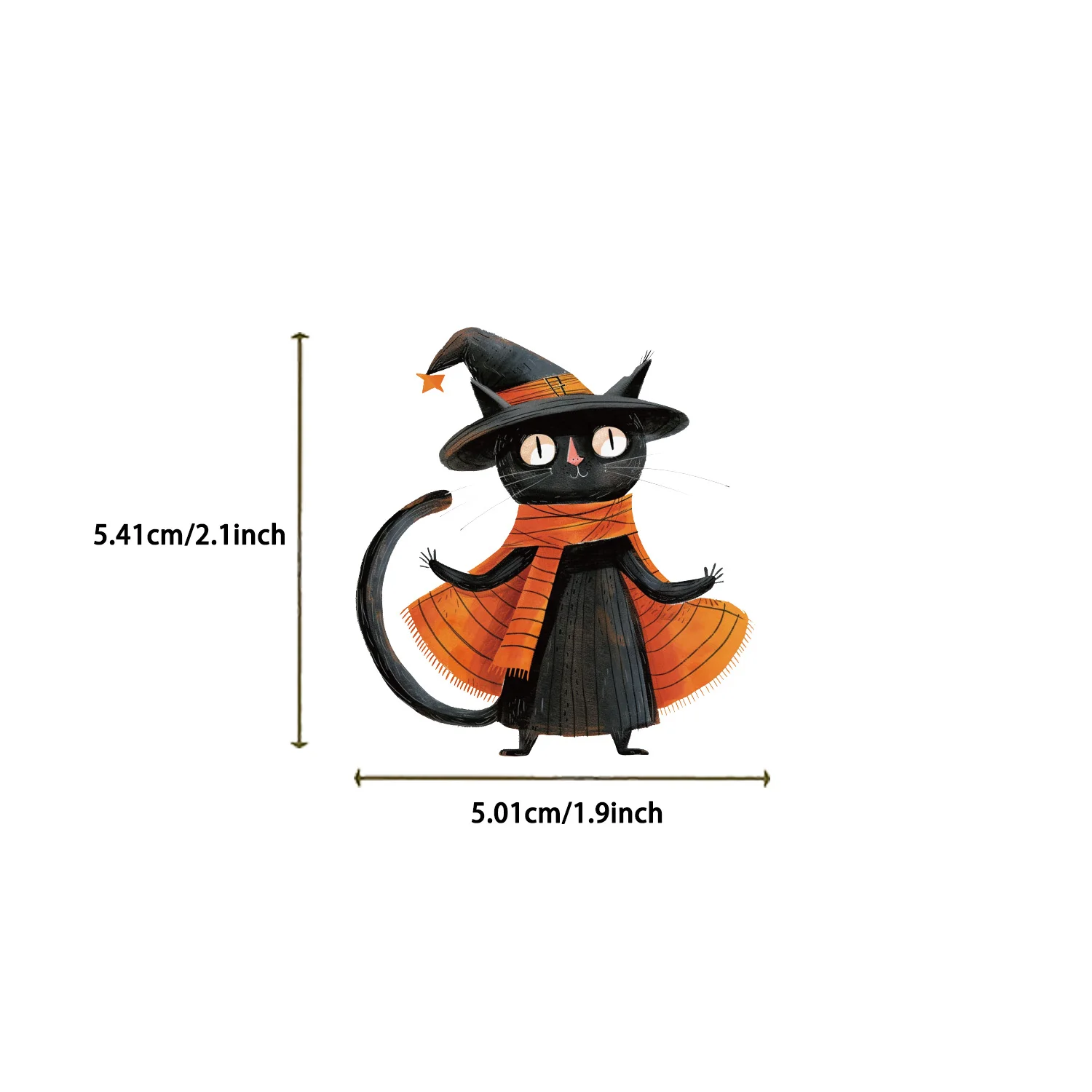 50/100 Uds pegatinas de animales de Halloween Graffiti de dibujos animados DIY funda de teléfono portátil casco motocicleta impermeable pegatina de mascota juguete