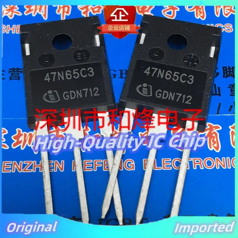 10PCS-30PCS  47N65C3 SPW47N65C3  TO-247 650V 47A Imported Original  Best Quality