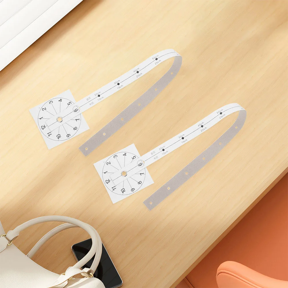 

8Pcs Wall Clock Installation Ruler Large DIY Precise Positioning Scale Foldable Assembly Tool for Living Room Office Bedroom