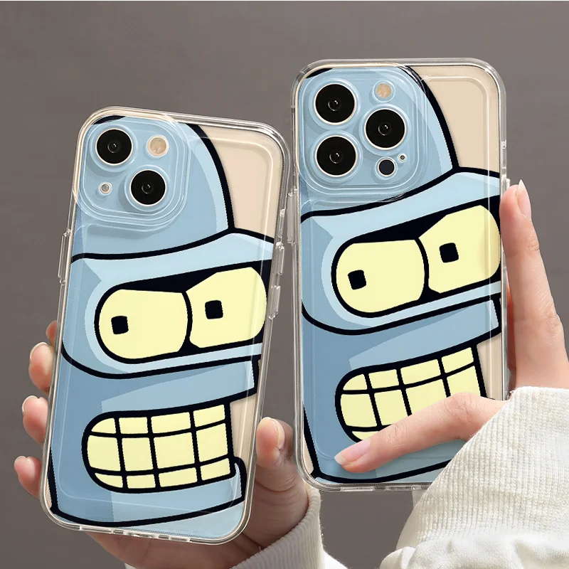 Hapiness Futurama Phone Case For OPPO Reno 12F 12 7 11 11F 10 2F 4 8 8T 8Z 7Z 7 6Z 6 5 Pro Plus 4G 5G Clear Soft TPU Cover