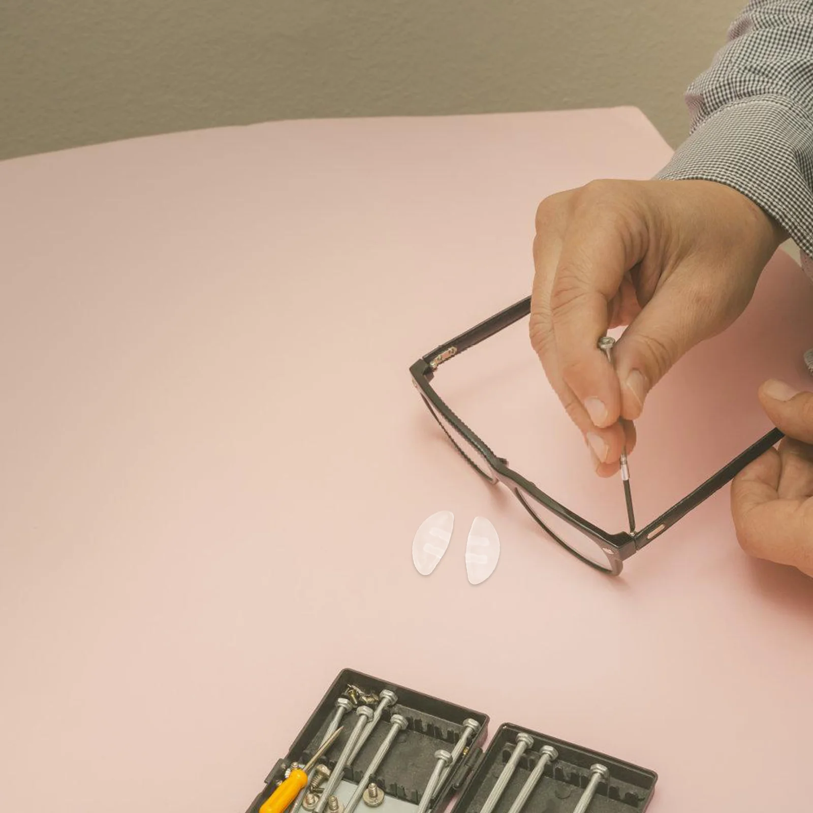 10 paires de plaquettes nasales en Silicone, accessoires de lunettes antidérapants, pièces de rechange confortables et durables