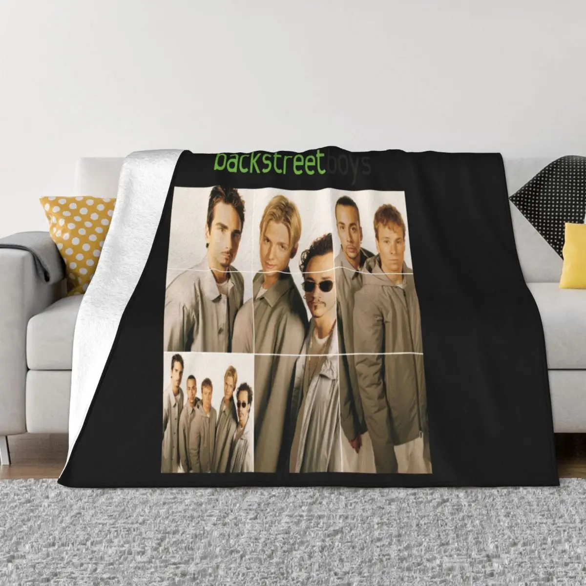 Backstreet Boys American Vocal Group Mens White Tmug Size S To 3Xl Women Men Throw Blanket