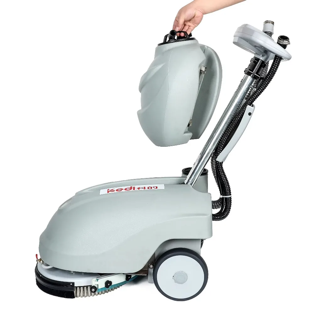 Compact Floor Washing Machine, Scrubber Dryer, Hotel Supermarket Cleaning Equipment, Efficient Floor Scrubbing Tool view 2
