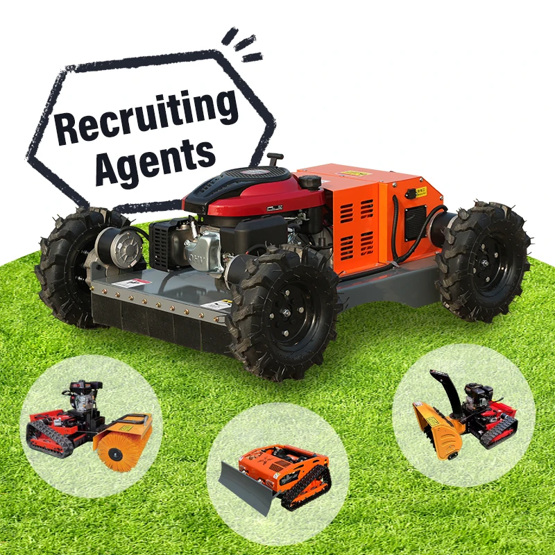 Fast Mowing Speed Even Cutting Effect Lawn Mower Tractor 4x4 Kubota Remote Control Lawn Mower 1200 tank Trucks