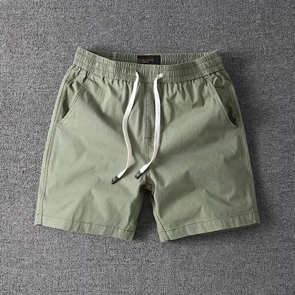 

Мужские летние тонкие повседневные рабочие шорты свободного кроя с прямыми штанинами, износостойкие, грязеотталкивающие, брюки длиной три четверти