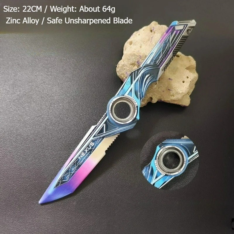New Zinc Alloy Replica Model Unsharpened Safe Blade 22cm Cosplay Prop Collectible Display Ornament Decoration Gift
