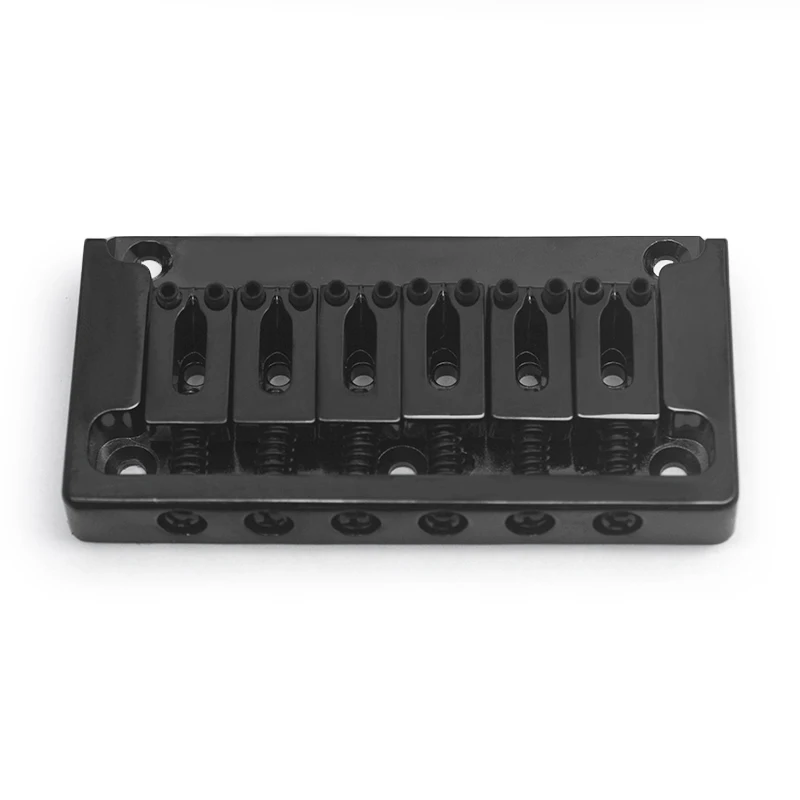 Metal Hardtail Guitar Bridges with Side Wall 82x44MM-10.5 for 6 String Electric Guitar Body Through Guitar Parts