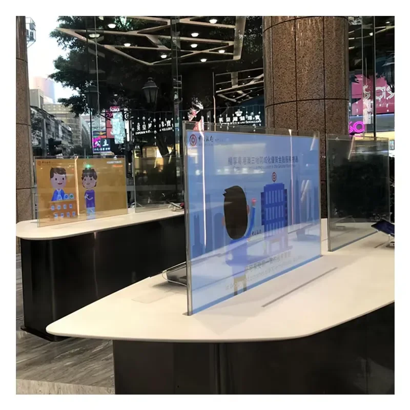 1080P 1080*1920 AMOLED LCD Panel 55 inch transparent oled screen for advertising window transparent display