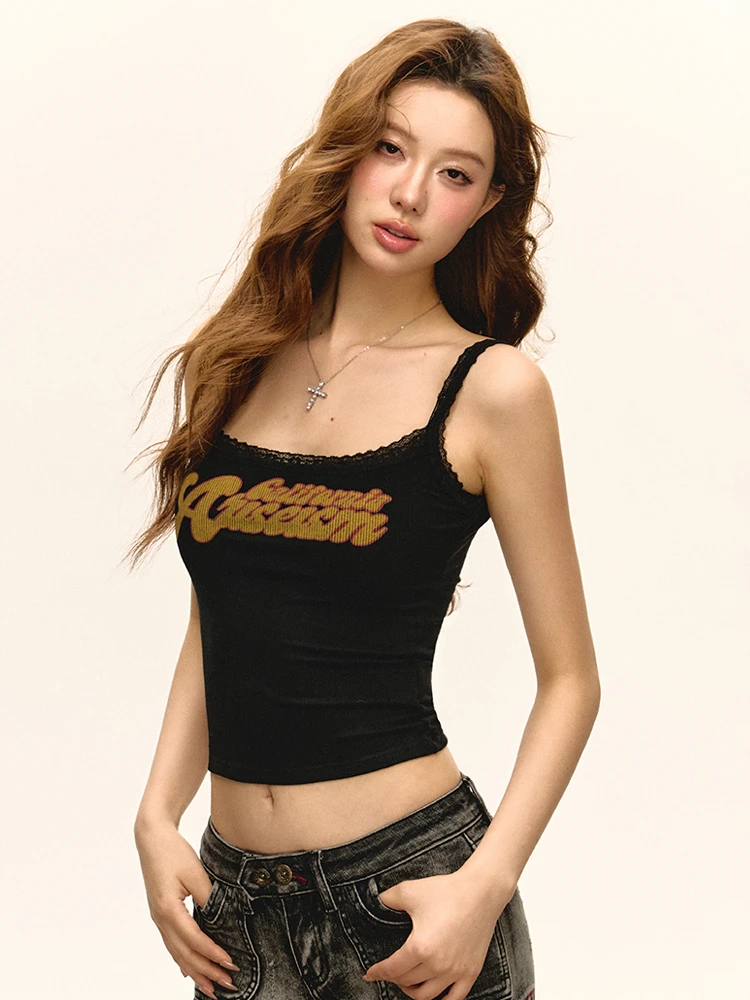 Ariseism الأمريكية الرجعية حار فتاة سليم صالح تصميم الإحساس حزام سترة المرأة الصيف جديد Sle رقيقة ow قاعدة أعلى