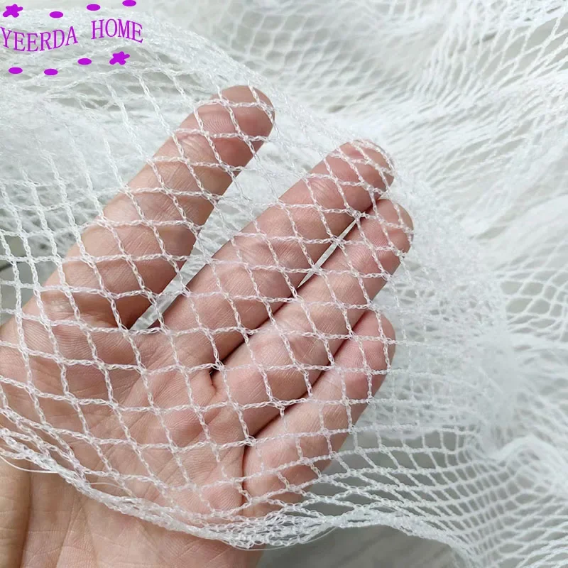 8mm mesh Nylon Anti-Hail Netting, Hail Protect Garden Netting Mesh PE White 8mm Net Super load bearing