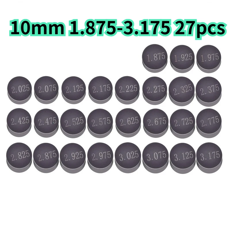Für Suzuki Honda Yamaha Kawasaki Motorrad Einstellbare Ventilscheiben-Dichtung 7,48mm 9,48mm 8,85-8,9 10mm 1,2-4,0 1,225-3,475 1,72-2,6 – Detail 13