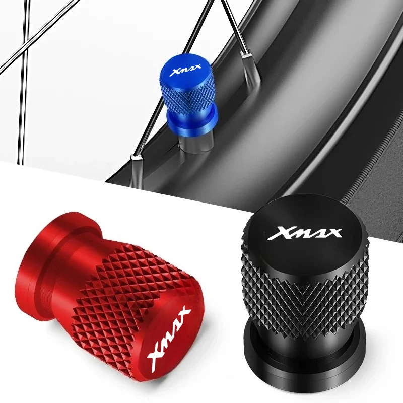 

2 шт. аксессуары для мотоциклов для YAMAHA XMAX 300 125 Xmax300 Xmax250 XMAX400 Xmax 125 металлические колпачки для штока клапана воздушного порта