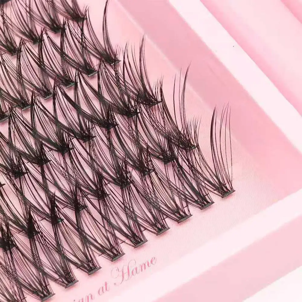 Kit di estensione ciglia fai-da-te Ciglia per rimozione ciglia e sigilli 200 pezzi Cluster Strumenti per trucco per incollare ciglia Incollaggio colla