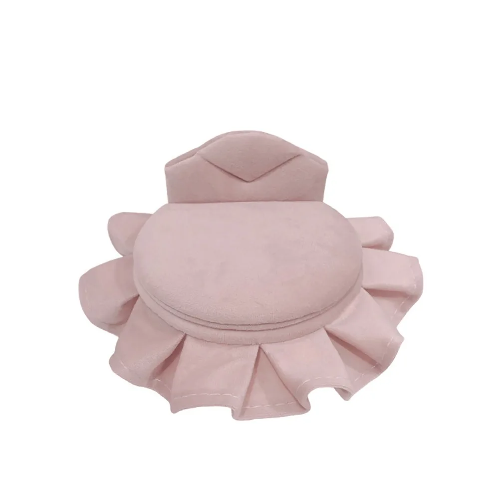 

Dutch Velvet Sofa Shaped Jewelry Box Bracelet Pink Mini Couch Earrings Ring Display Stand Luxury Elegant House Furniture
