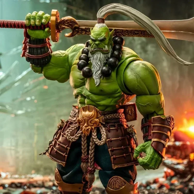 

Ручная работа Tribe Guardian Orc Master Sword Saint Mobile Doll Аниме Модель ручной работы Орнамент