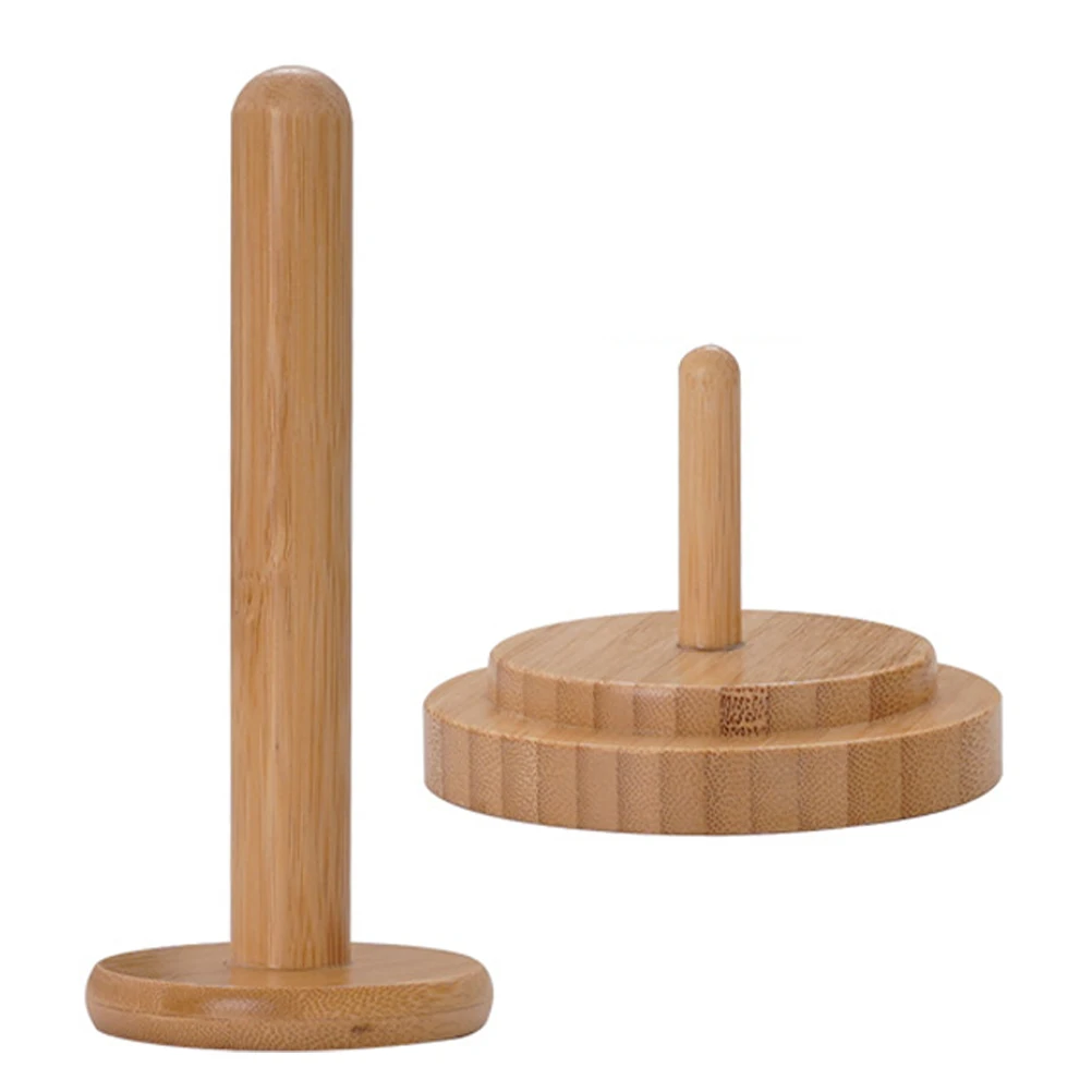 

Rotatable Yarn Spool Storage Rack Desktop Holder Smooth Dispensing Bamboo Knitting Crocheting Embroidery Thread Organizer