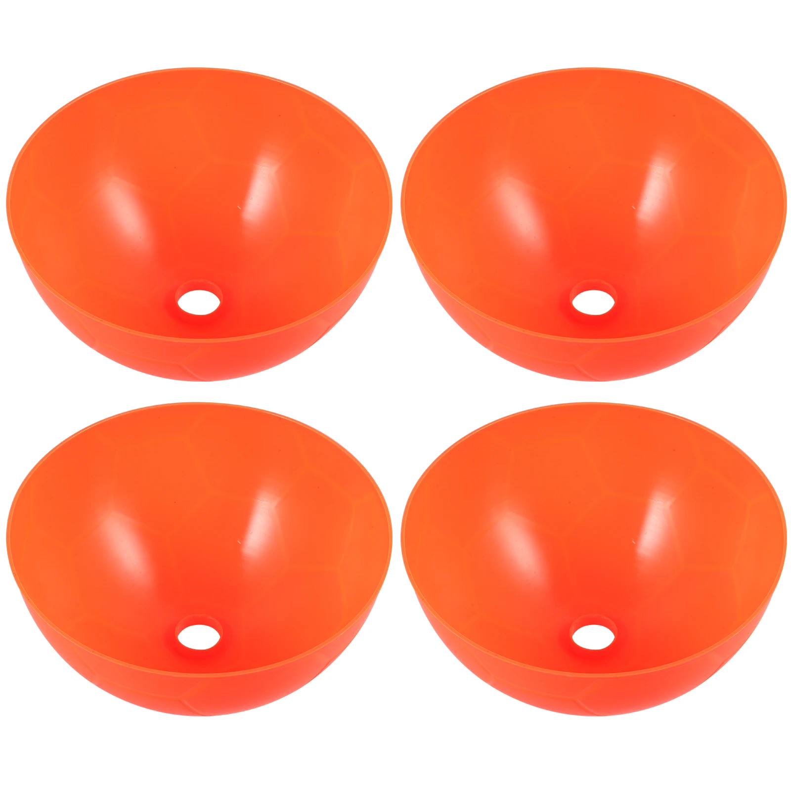 

4pcs Football Training Cones Soccer Agility Markers Bright Color PE Sport Discs for Kids Match Basketball Drills Durable