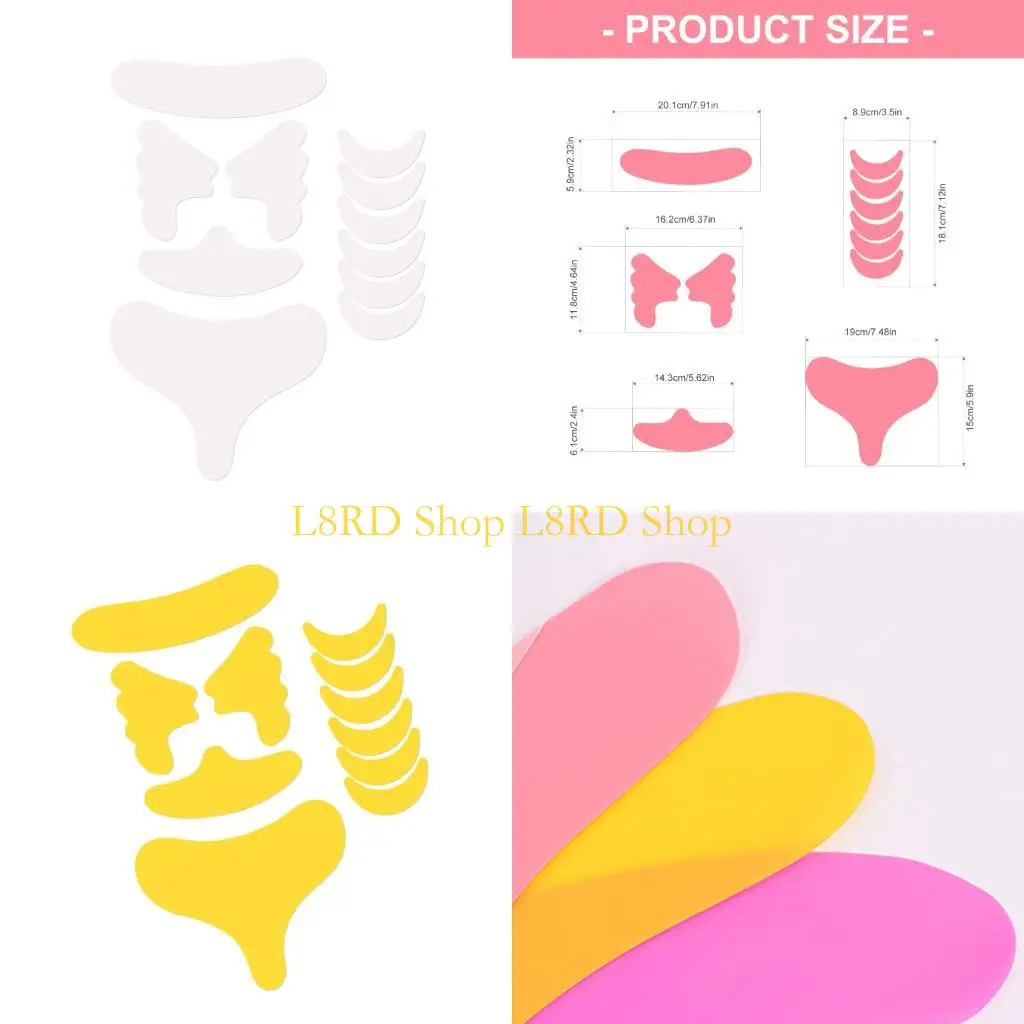 

L8RD 11 шт. Силиконовые подушечки против морщин для предотвращения линий лба с дышащим дизайном