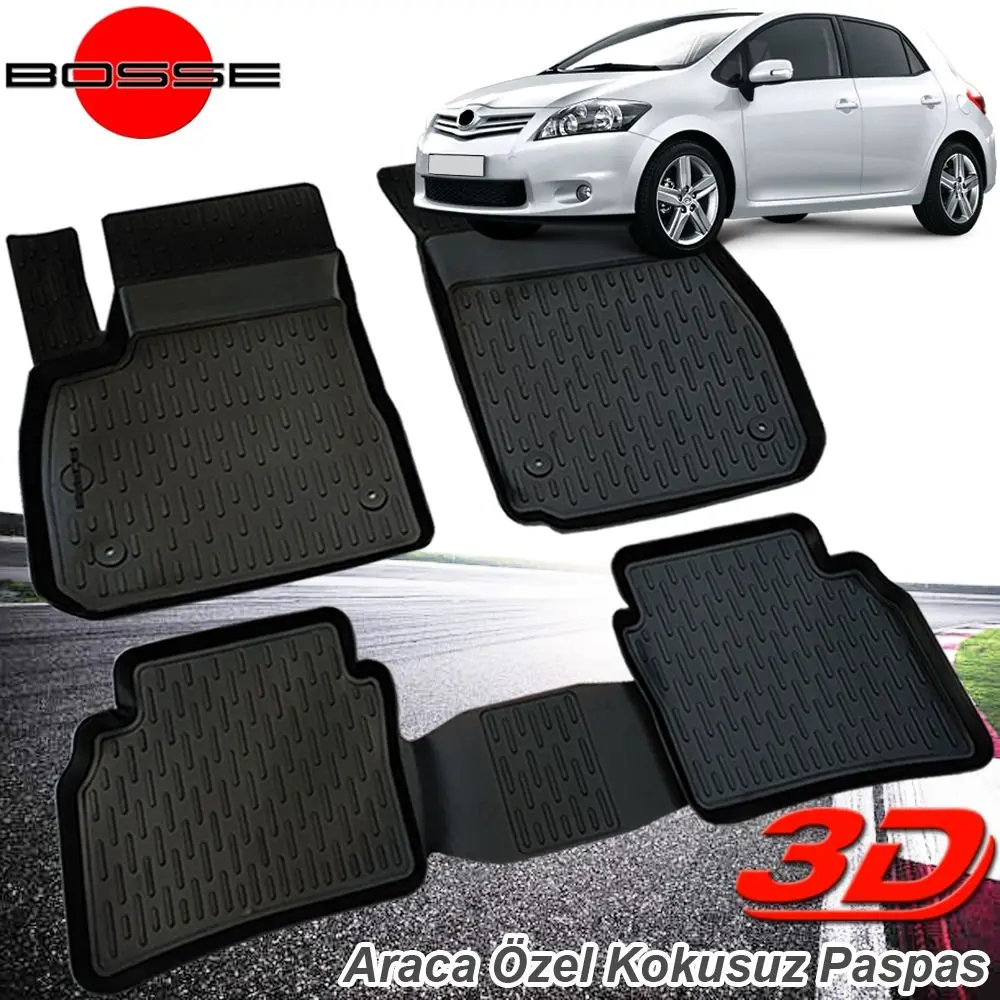 For Toyota Auris Mat 3D Pool 2007 2013 BOSSE