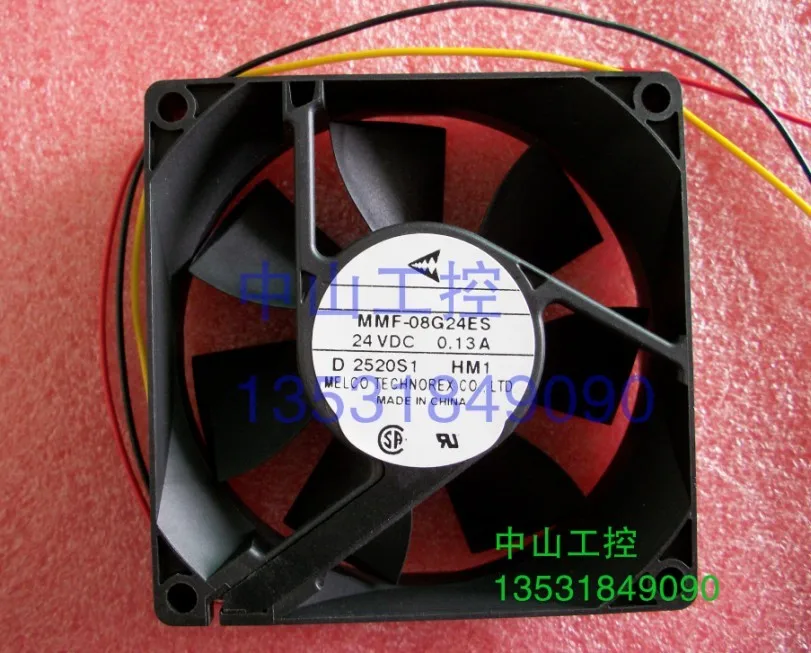 

NEW MELCO frequency MMF-08G24ES-HM1 0.13A 3lines cooling fan