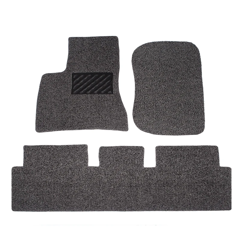 PVC Car Front Floor Mats Compatible with  Model 3 All Weather and Season Protection Car Carpet