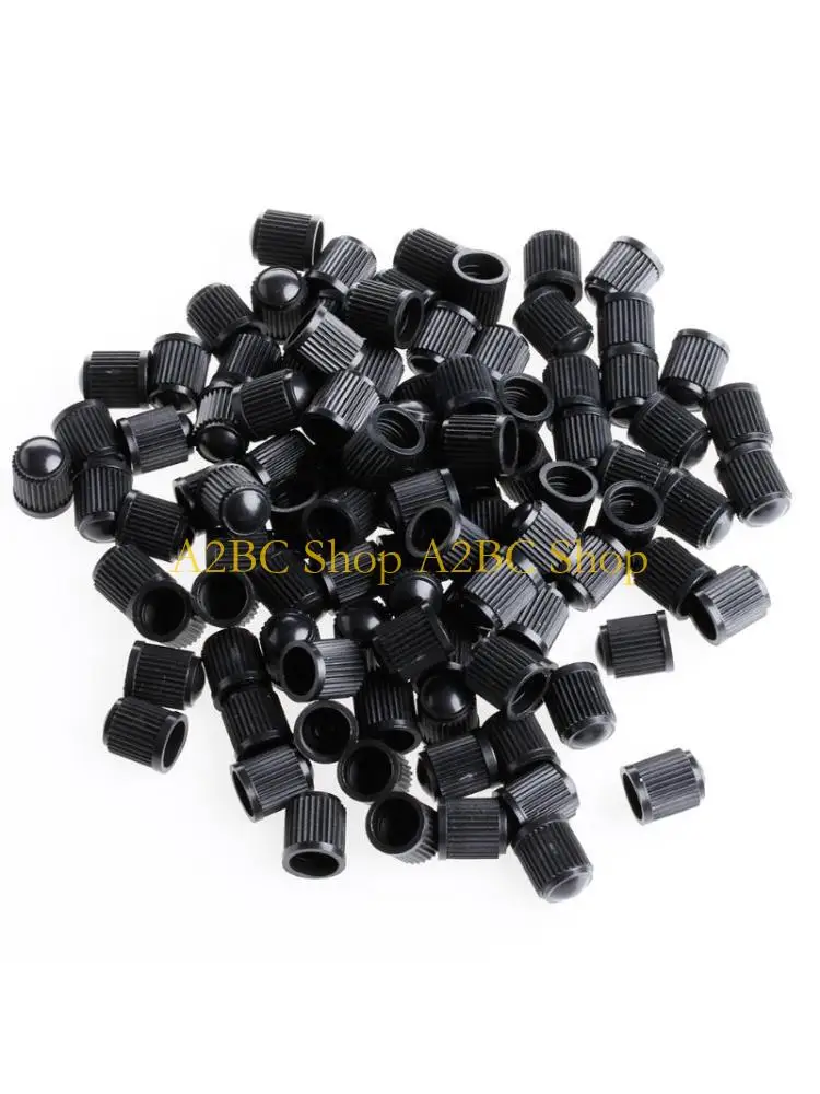 A2BC New 100x Plastic Auto Car Bike Motorcycle Truck wheel Tire for Valve Stem Caps B
