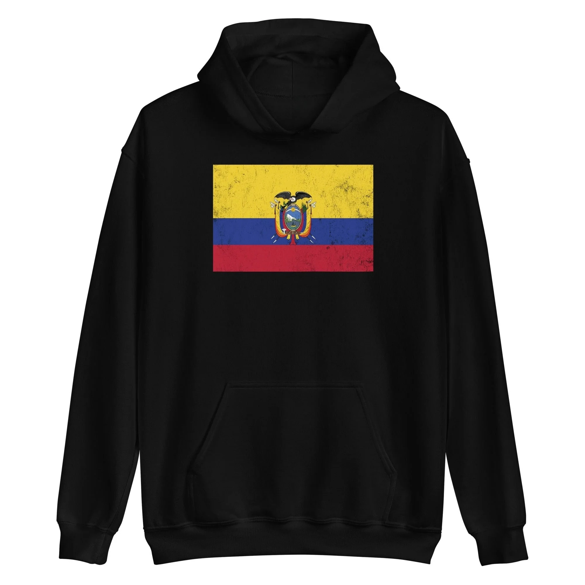 

Ecuador Flag Hoodie Men's and Women's Long Sleeve Sweatshirt Pullover Retro Hip Hop Streetwear Sportswear Y2k Tops Men Clothing