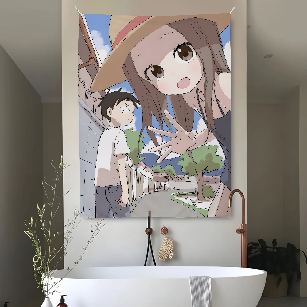 Anime T-Teasing M-Master T-Takagi-san Tapestry Perfect For Home&Living Bedroom Decor Wall Art Backdrop Banner