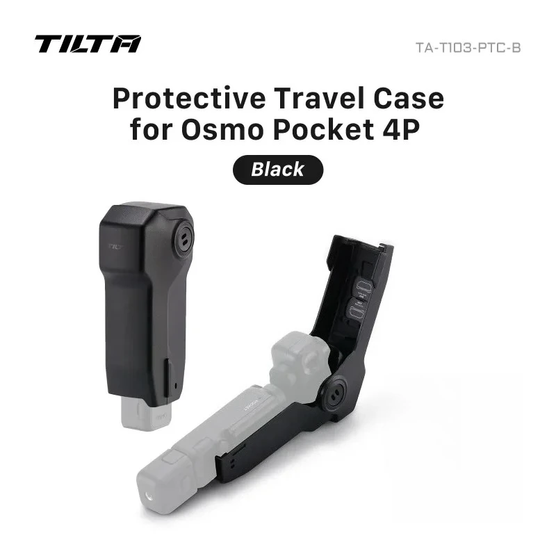Ochronne etui Tilta Flip do DJI Osmo Pocket 4P, schowek na filtry, akcesoria do kamery odporne na upadki — zdjęcie produktu 4