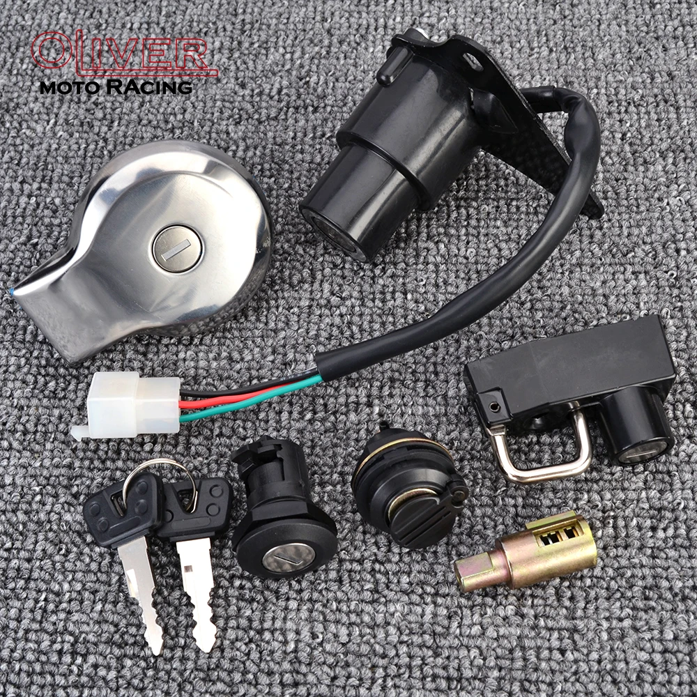 

Fuel Gas Cap Ignition Switch Seat Lock For Yamaha XV125 VIRAGO 125 1997-2000 XV250 VIRAGO 250 1988-2013