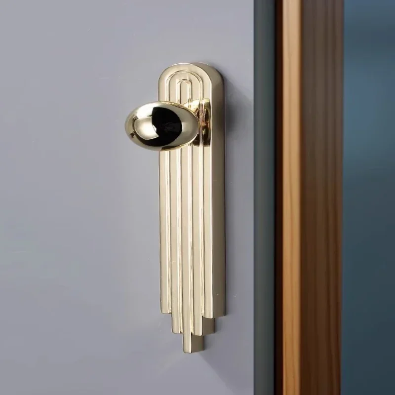 Light Luxury Gold Modern Minimalist High-End French Style Wardrobe, Cabinet Handle, Drawer, Bedside Table Handle