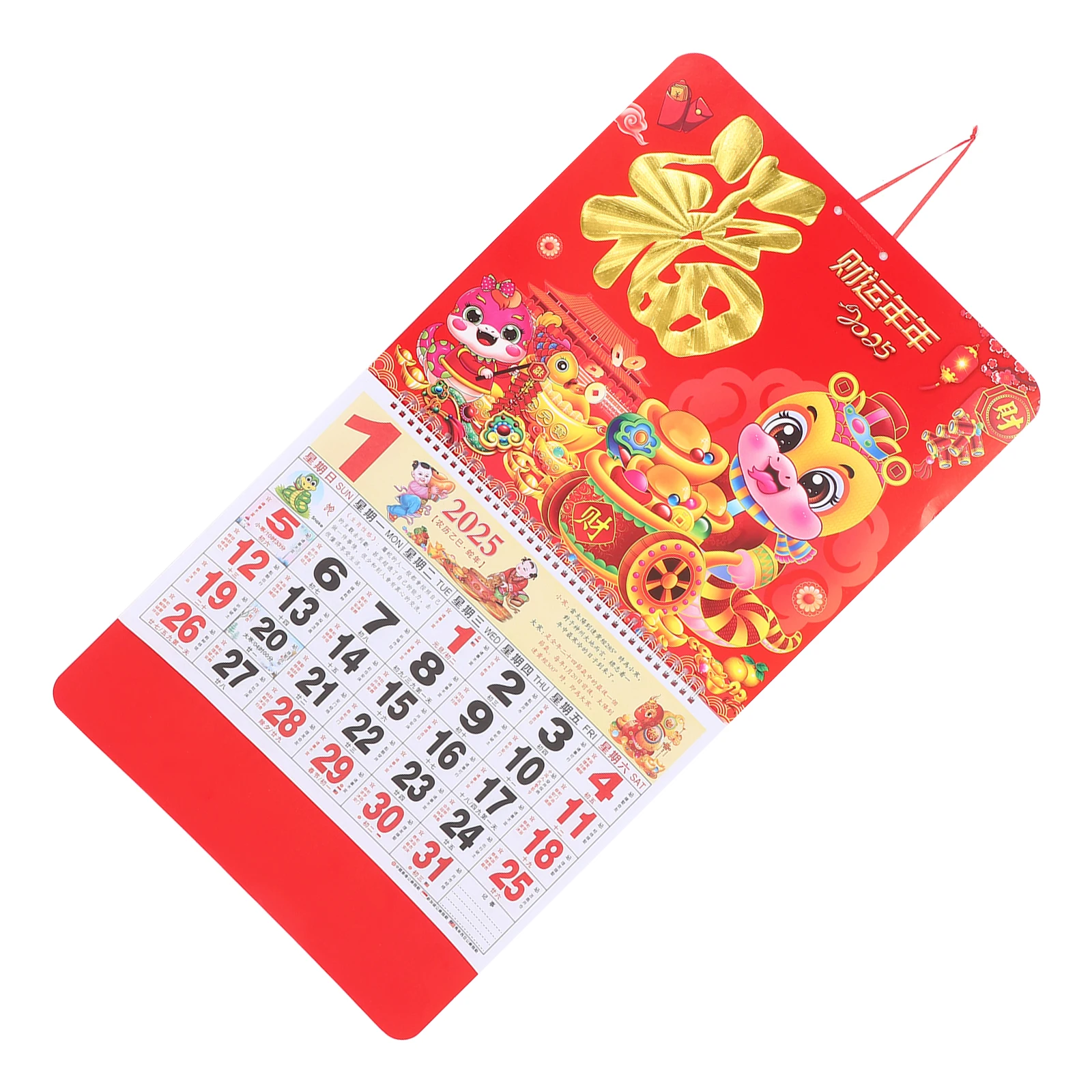 

Note Calendar Chinese 2025 Wall Tear off Decorate Daily Lunar New Year Paper Annual