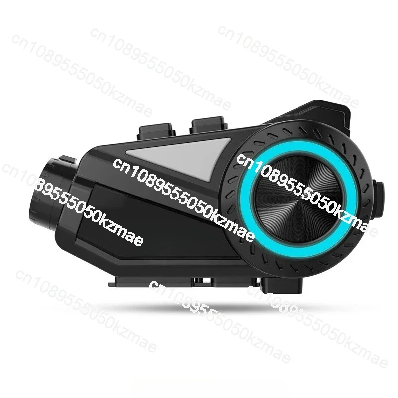 Motorcycle Bluetooth headset intercom system 1000-meter intercom, helmet-mounted wireless headset, noise reduction microphone