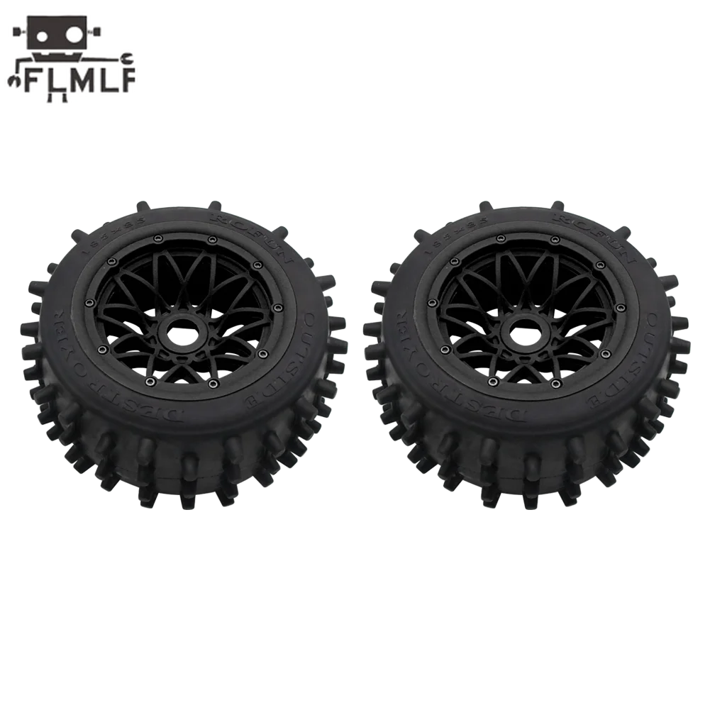 Super Sterke Grip Nail Band 185X85mm en Nylon Wielnaaf voor 1/5 Hpi Rovan Km Gtb Baja Losi 5tve-t RCMK LOST DBXL Buggy Onderdelen