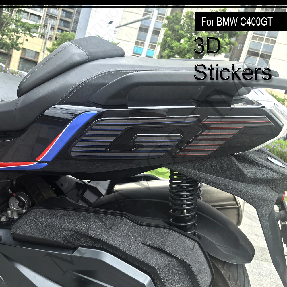 Motorcycle For BMW C400GT 400 GT C400 Scooter Gas Oil Kit Fuel Tank Cap Body Shell Front Face Fairing Fender Stickers Decals