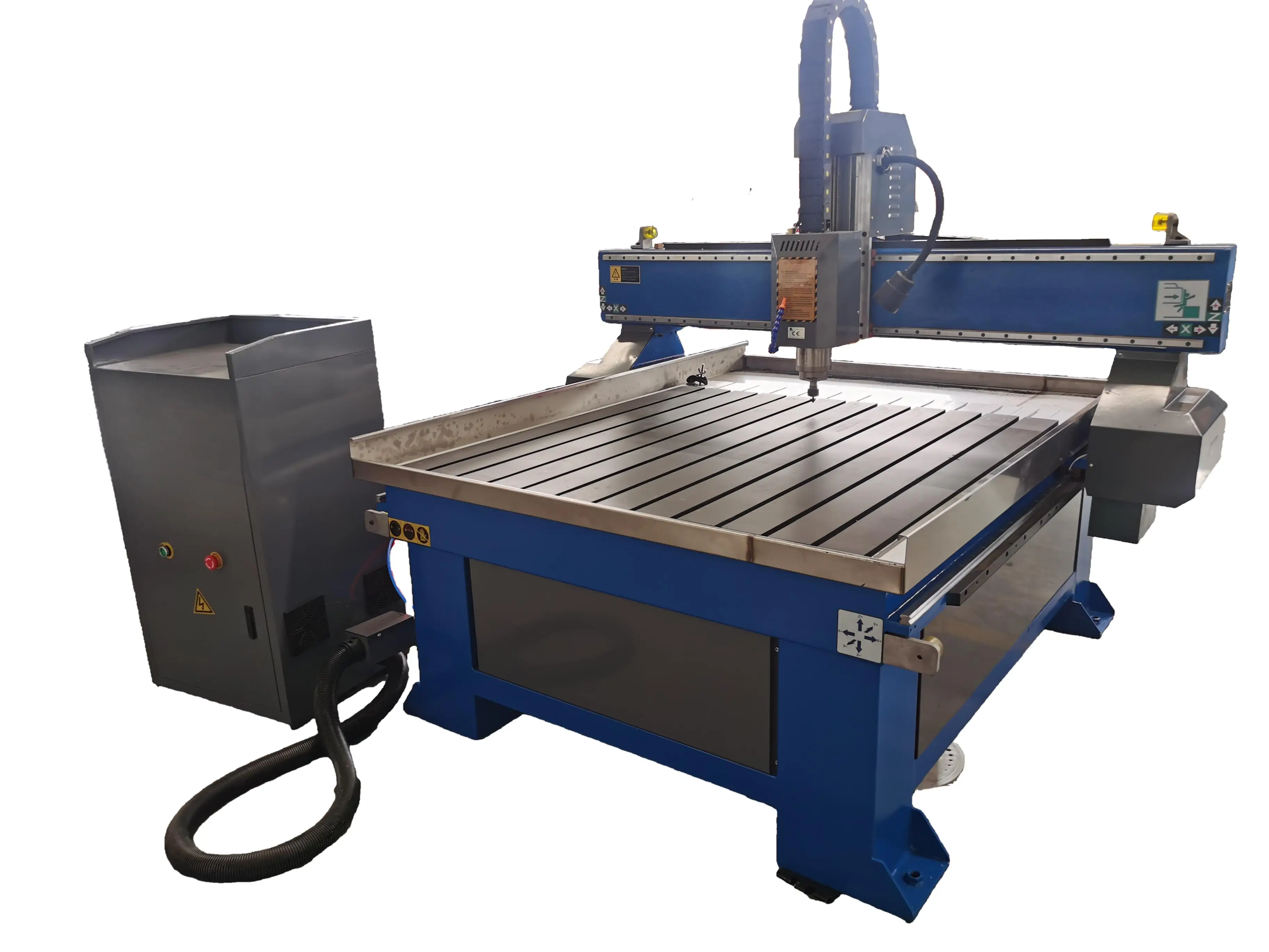 1212 3-Axis CNC Stone Engraving Machine Water Cooling Spindle DSP/NC Studio Control Multifunctional 1200x1200mm Working Area